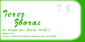 terez zborai business card